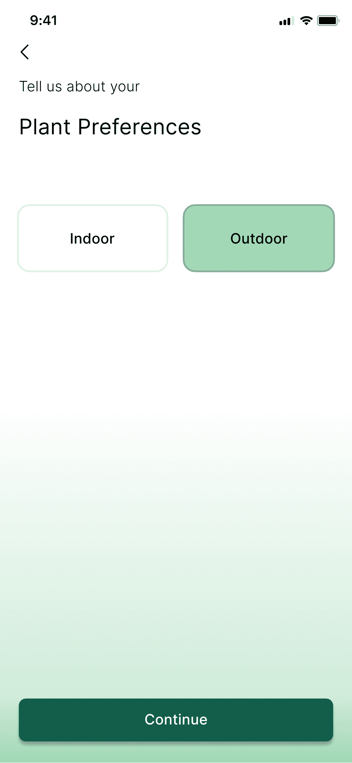 Plant preferences